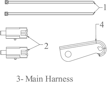 Electrical Diagram and Parts List for 439-42 (13BB775S345)(2022) Yard Machines Lawn Tractor